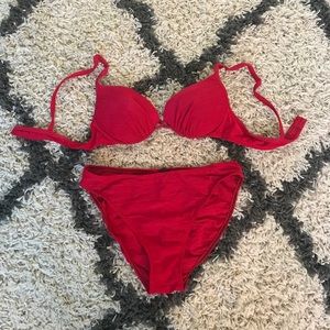 Athena Red Bikini